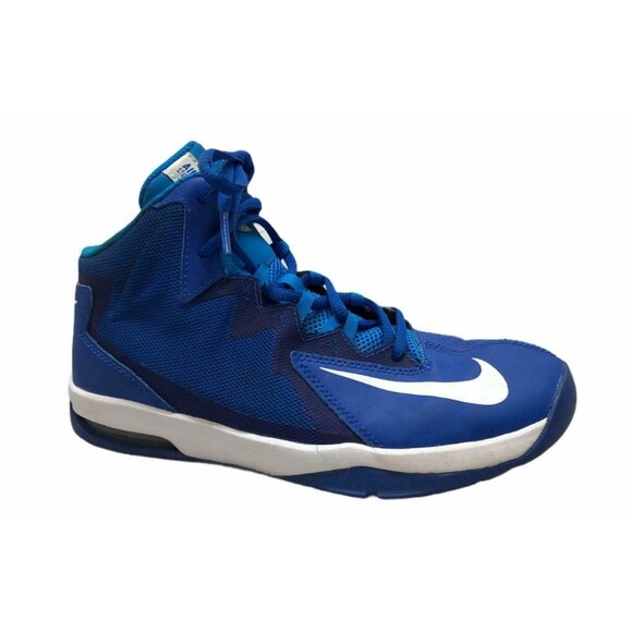 Nike Air Max Stutter Step 2 Youth 5 Blue 653754400 High Tops Basketball Shoes Sn - Picture 8 of 11